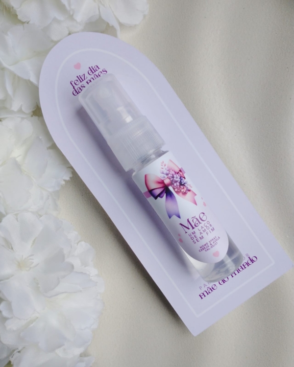CARTÃO COM HOME SPRAY 15ML | DIA DAS MÃES