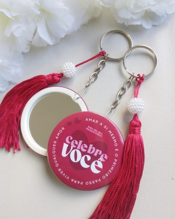 CHAVEIRO ESPELHO LUXO | CELEBRE VOCÊ