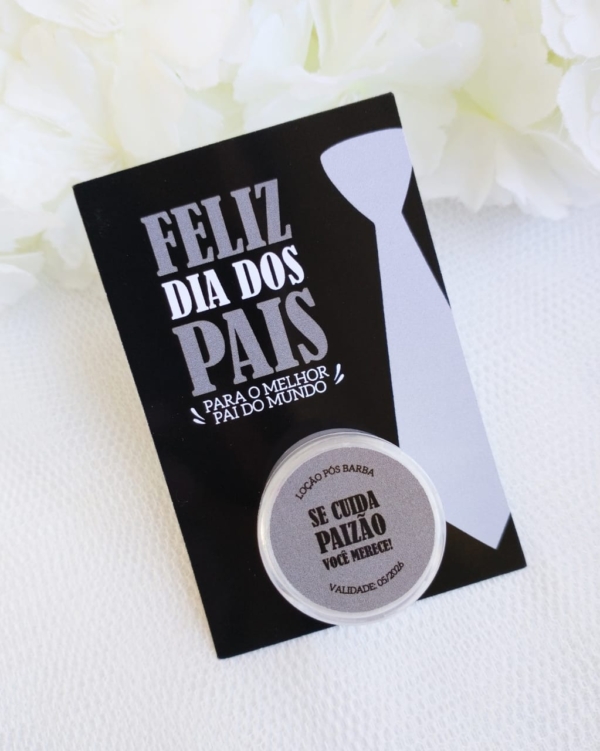 KIT CUIDADO | CARTÃO COM LOÇÃO PÓS BARBA 5G (FELIZ DIA DOS PAIS)