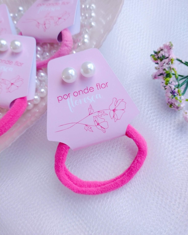 KIT CHARME | TAG COM BRINCO + XUXINHA DE CABELO
