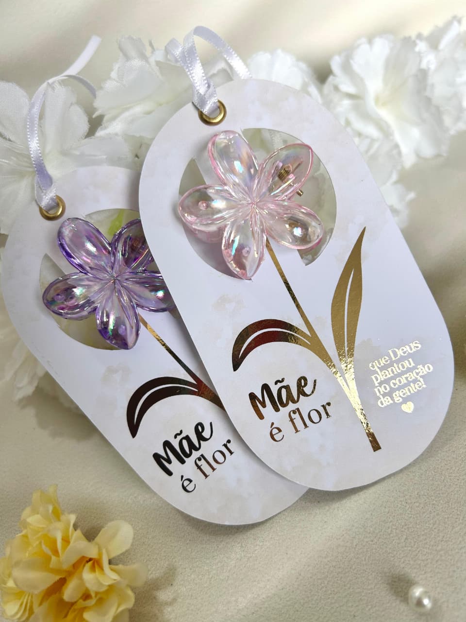 CARTÃO PRESENTE + PRESILHA FLOR CORES SORTIDAS | DIA DAS MÃES - Image 6